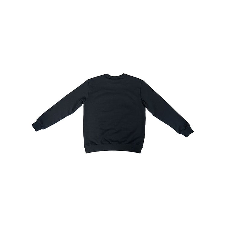 Back of Black Crew Neck
