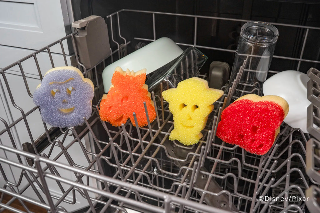 Scrub Mommy Toy Story Shapes in Dish Washer