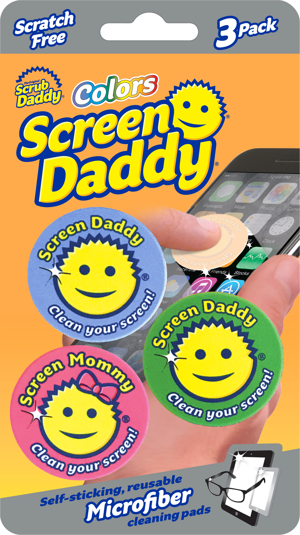 3 count screen daddys in packaging