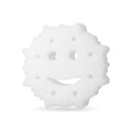 Angled view of white Snowflake Sponge